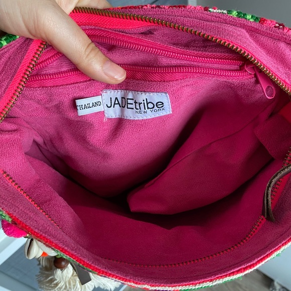 Jade Tribe Eliz Pom Clutch - Picture 4 of 5